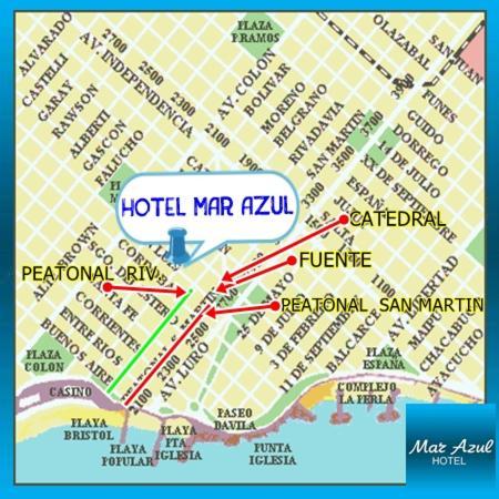 Hotel Mar Azul Mar del Plata Zewnętrze zdjęcie